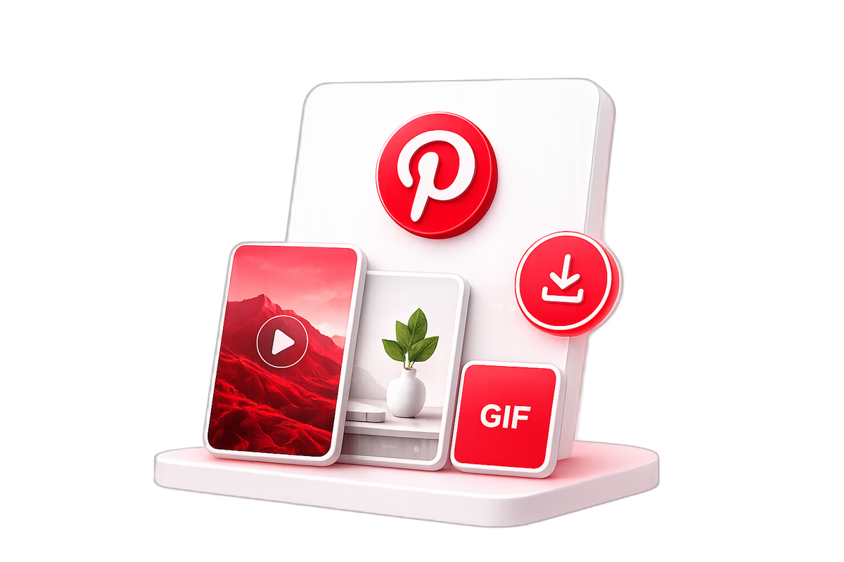 Pinterest Video Downloader UI Preview